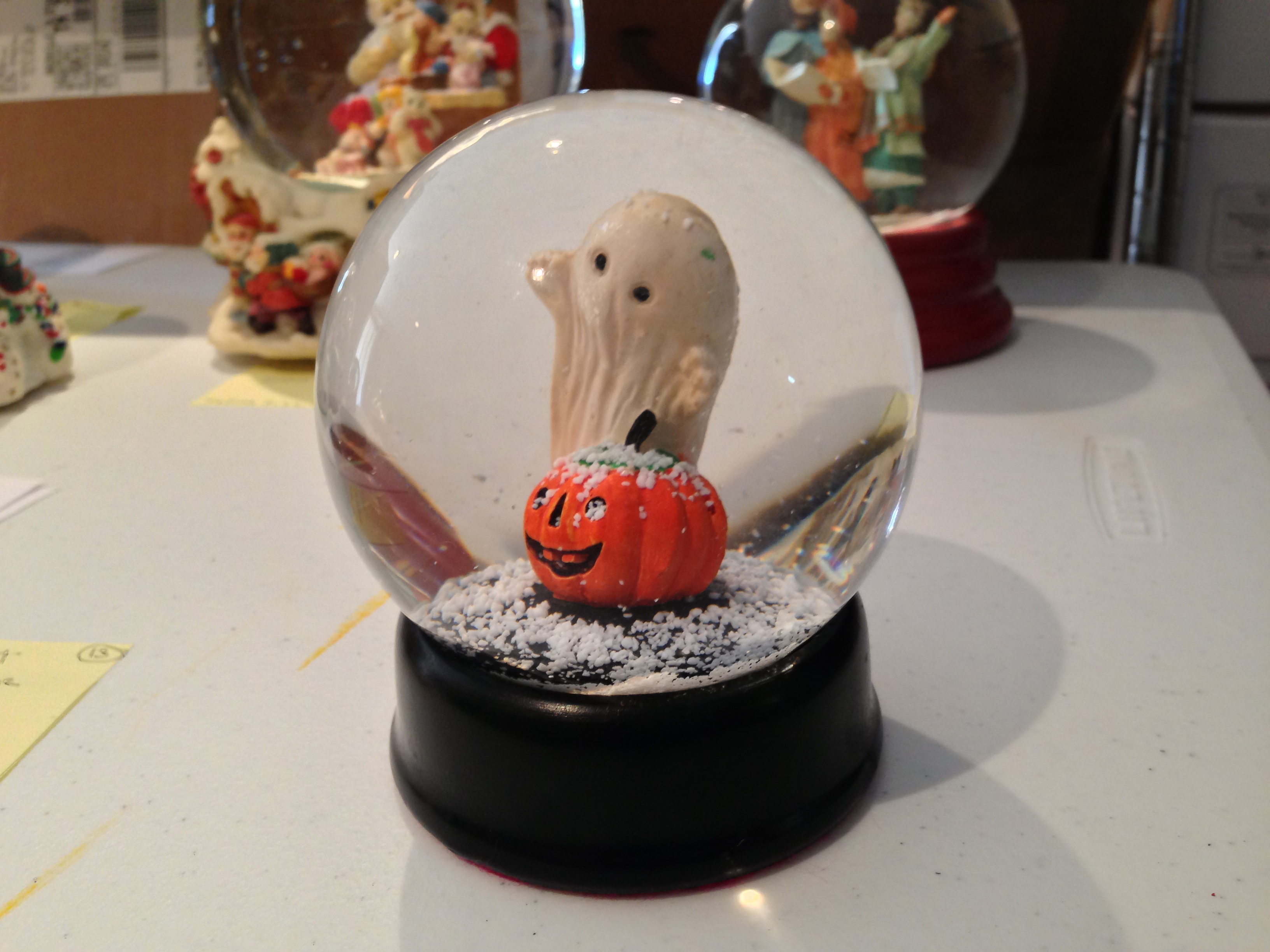 Ghost Snow Globe