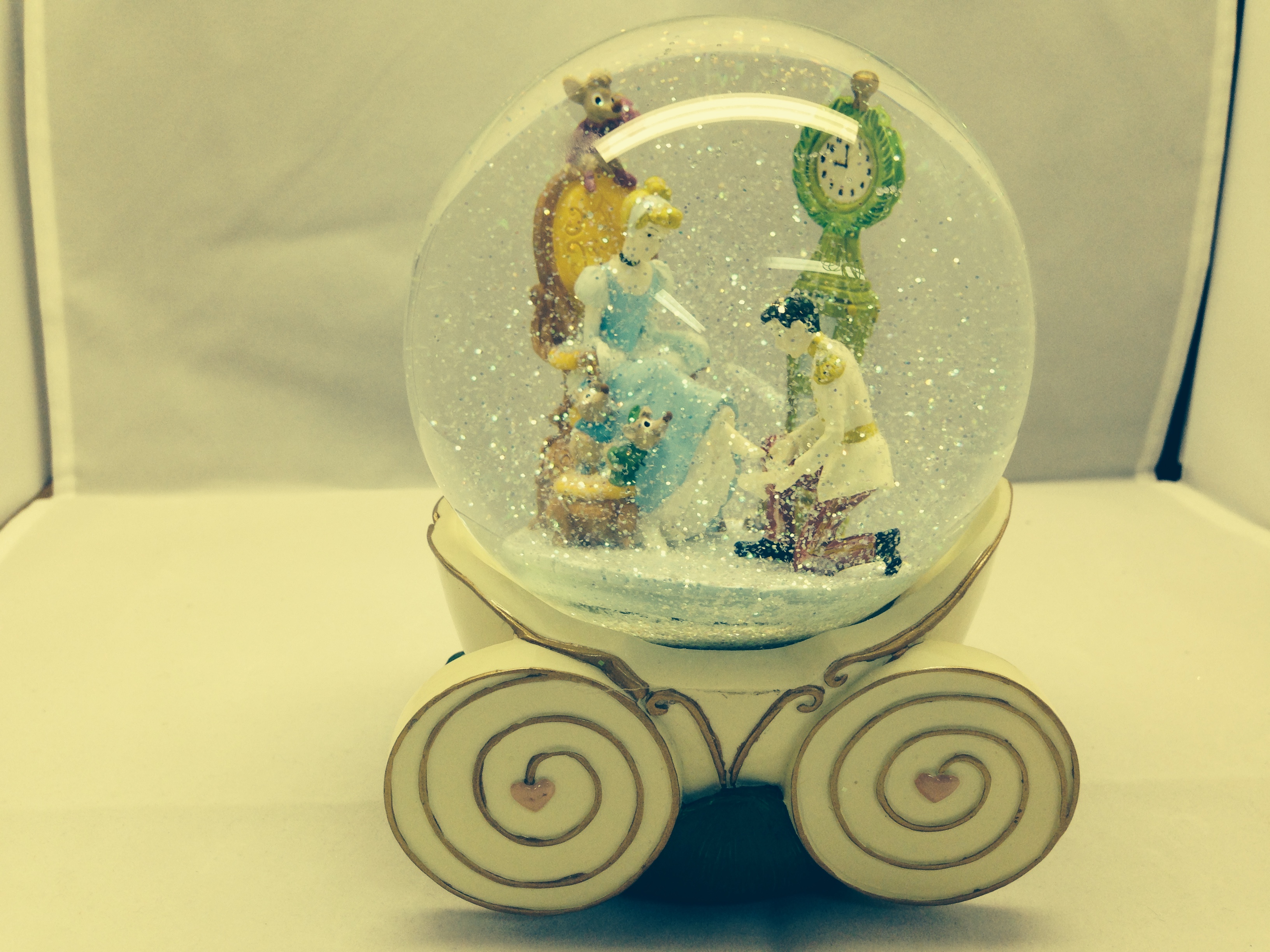 Disney Carriage Snow Globe 