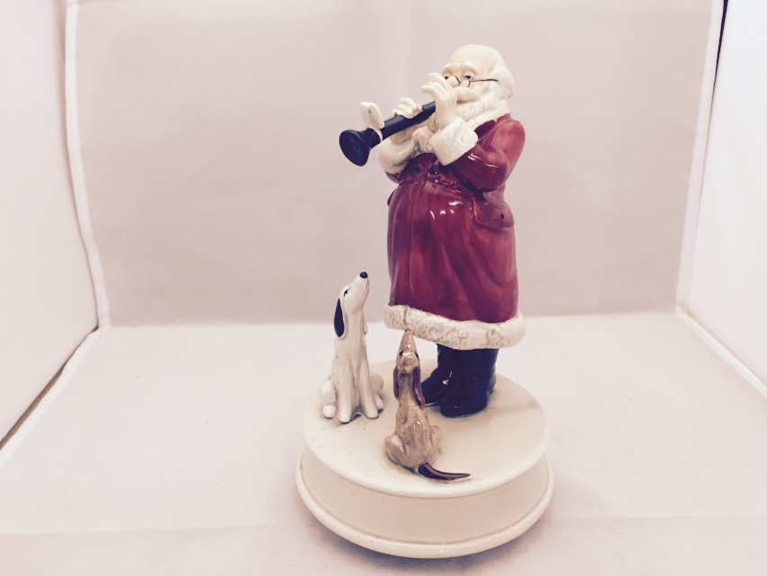 Santa Playing Clarinet