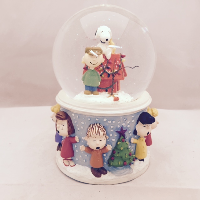 Charlie Brown Christmas Globe